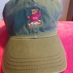 Vintage rare bear polo sport hat
